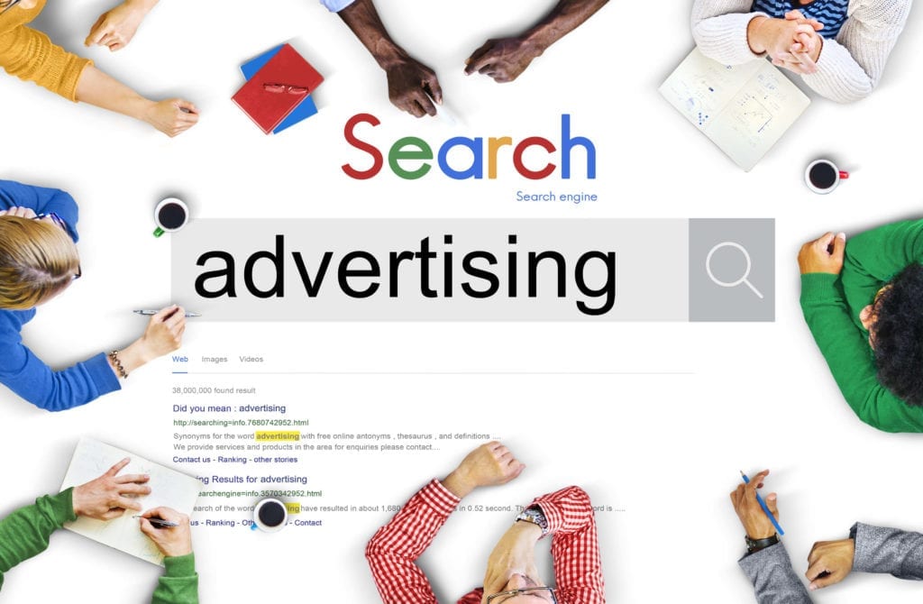 search engine advertising picture with an example of an ad